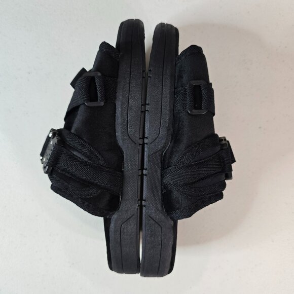 DRACO Slides 12, 12.5, 13, 13.5 Mens Phantom Black Remastered NEW Sandals Shoes - Picture 6 of 8